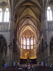 Fototapeta premium Interior catedral del buen pastor, San Sebastián (España)