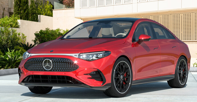 New all-electric Mercedes CLA with EQ technology