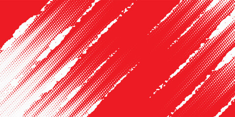 red and white brush wrap car sticker pattern abstract banner sporty lines red and white color combination grunge brush modern pattern racing motorsport vector design.