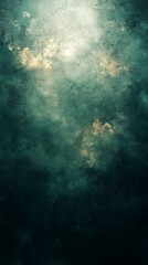 Obraz premium Abstract Dark Teal Texture with Gold Highlights Grunge Style