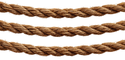 Three thick ropes