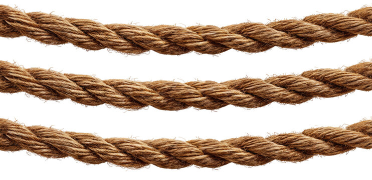 Three thick ropes