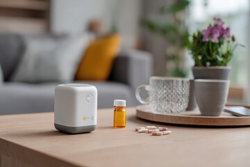 Voice-activated medication reminder system in home care setting 