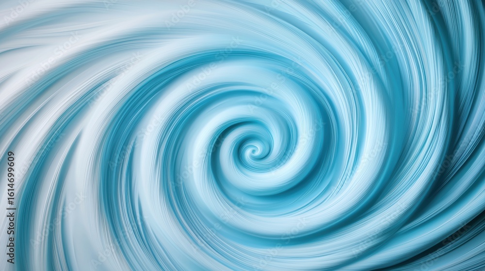 Poster magic ethereal swirling light trails in shades of blue and silver, creating a spellbinding effect.