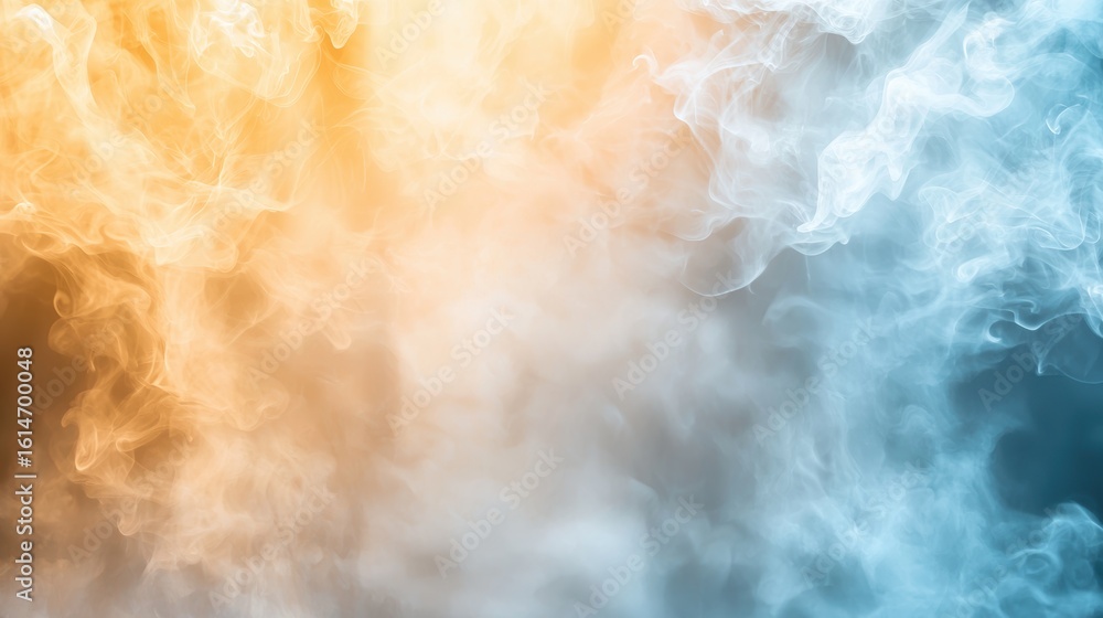 Poster illuminated abstract golden rays shining through a misty background, adding depth and warmth.