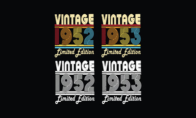 Awesome since 1952 to 1953 vintage.Vintage T shirt bundles.