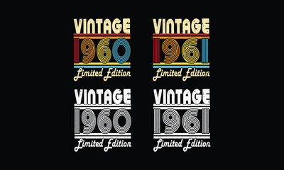 Awesome since 1960 to 1961 vintage,Vintage T shirt bundles