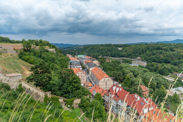 Architecture and streets of Klodzko, Poland.
