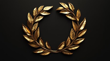 Rome Gold Laurel Wreath 