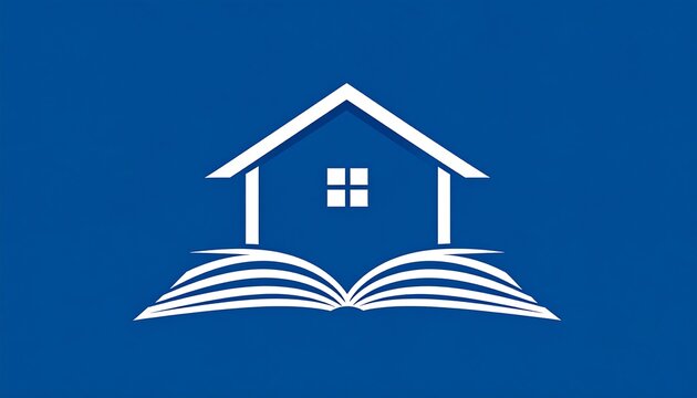 Home and book logo