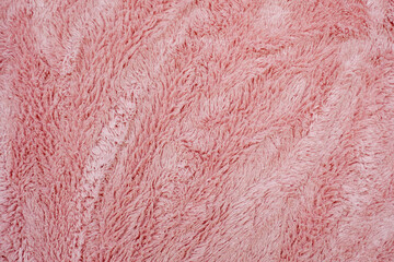 Fabric background, pink fur, texture material