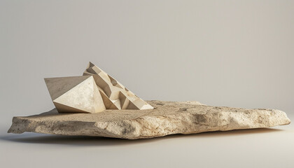 Stone podium for display product