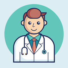 Fototapeta premium doctor with stethoscope