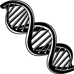 dna (linocut style)