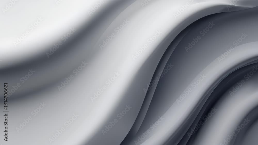 Poster elegant white and grey gradient vertical background with smooth curved shadows
