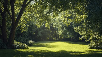 Fototapeta premium foliage lush trees
