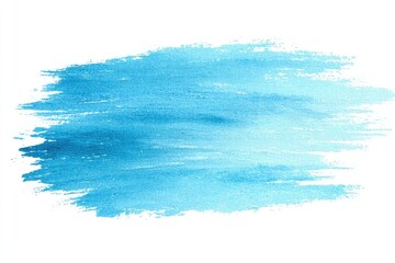 Azure brushstroke paint swatch