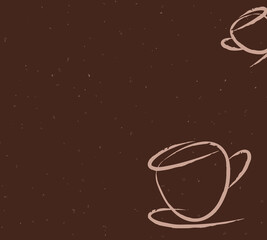 Vintage-style coffee scene with rustic tones and cinematic shadows, cup of coffee, coffee background