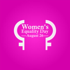 Vector graphic of Women’s Equality Day ideal for Women’s Equality Day celebration.