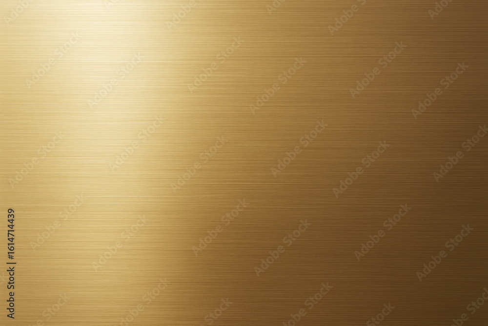Poster elegant brushed gold metallic surface with subtle horizontal lines and gradient light background for