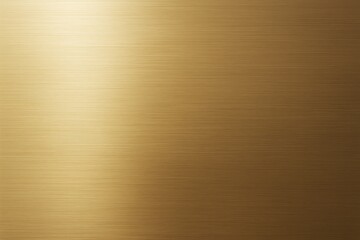 Elegant brushed gold metallic surface with subtle horizontal lines and gradient light background for abstract luxury design concepts.