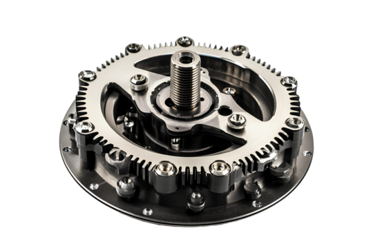 Car gearbox isolated on transparent background