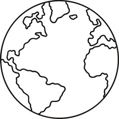 earth globe vector