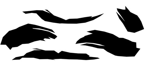 Obraz premium Creamy Glazing Acryl Brush Strokes 69