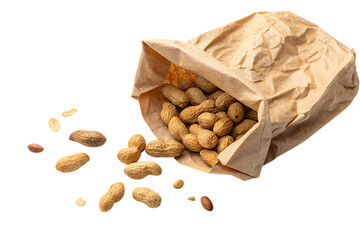 peanuts and paper bag PNG Image 