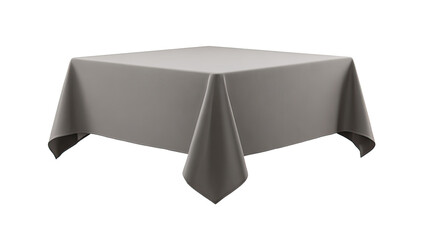 Gray tablecloth, 3D render