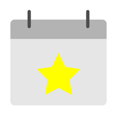 Event Program Vector Flat Icon Design