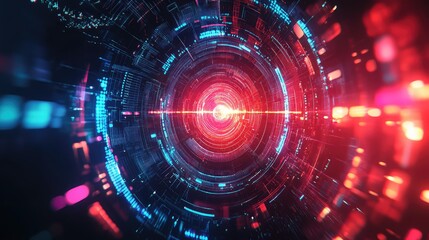 Fototapeta premium detection blinking radar