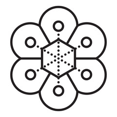 Artificial intelligence data collecting and connecting icon, future technology for automation, assistance, prediction, suggestion, data processing deep learning and training.