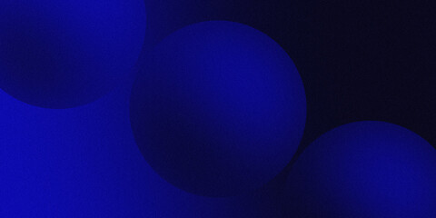 Dark blue background with light blue circles