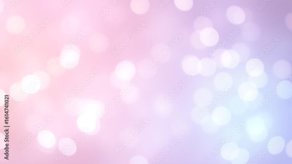 Poster pastel bokeh background with soft colors and glowing circular lights for designs