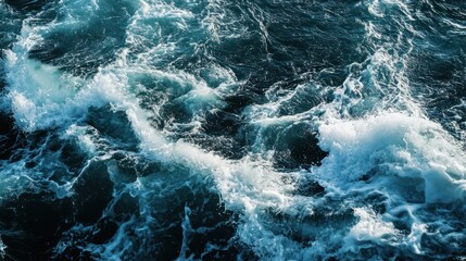 Turbulent seascapes capturing the raw power and beauty of ocean waves