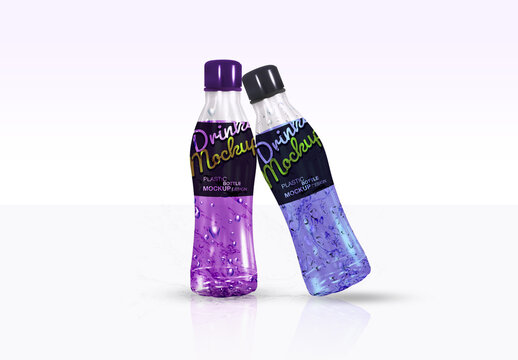 Plastic Bottle Mockup Design