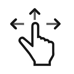 drag, grab and move icon design.