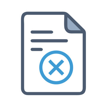 unverified document icon design.