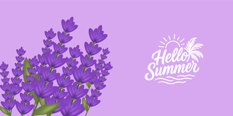 Spring or summer cards, banner with cute flowers. tropical Floral botanical art templates for holiday poster, Mother's Day, Easter and Birthday  invitation, social media post, cover, advertisement.