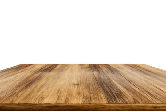 Wooden tabletop, top-down view