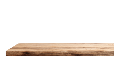 Wood plank countertop