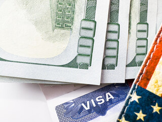 Fee for US visa 250 dollars, USA Visa, Visa in passport, US visa, tour, airport, customs, news,...