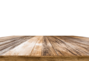 Wooden table top, viewed from above