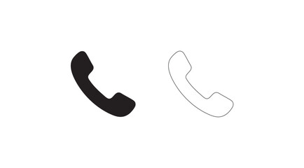 vector illustration of a white phone