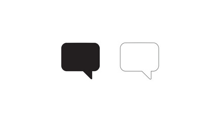 speech bubbles on black background