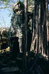 Ruins in the Angkor Wat complex in Siem Reap, Cambodia