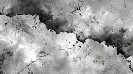 Cracked Surface, Gray Texture