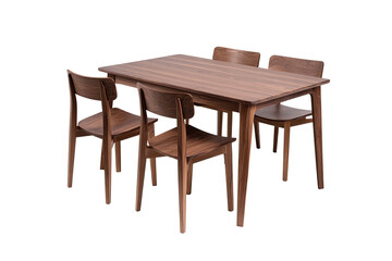 Modern wooden dining set (1)