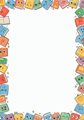 Fototapeta premium Paper template for DIY book motif